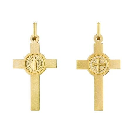 Croix De Saint Benoît - Or Jaune 18ct 3 Croix De Saint Benoît - Or Jaune 18ct