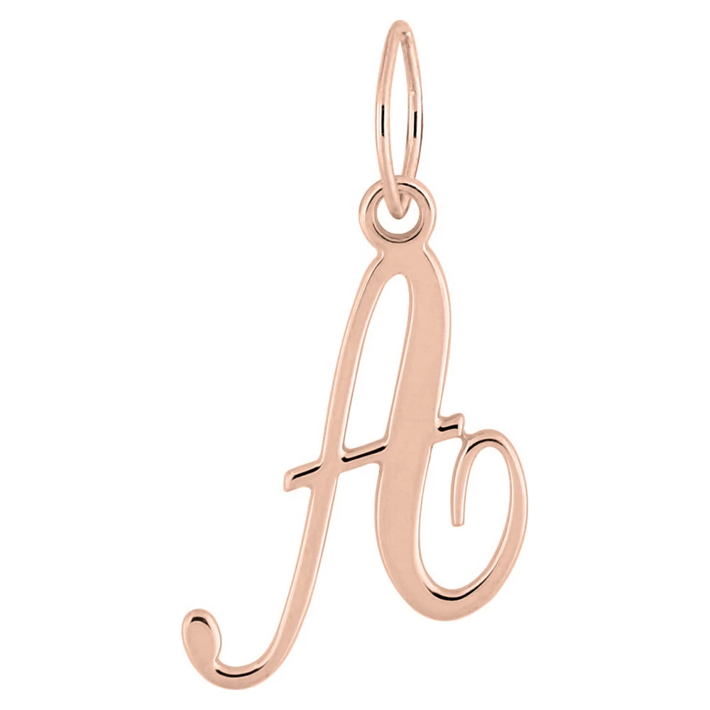 Pendentif Initiale - Or Rose 18ct 3 Pendentif Initiale - Or Rose 18ct – Image 2