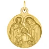 Médaille Sainte Famille - Or Jaune 18ct 2 Médaille Sainte Famille - Or Jaune 18ct -Maison de la Médaille Soldes MDM Sainte Famille product 1