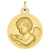 Médaille Ange à La Colombe - Or Jaune 18ct -Maison de la Médaille Soldes MDM ange oiseau 2 product