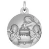 Médaille De L'Angelus - Argent Massif 1 Médaille De L'Angelus - Argent Massif -Maison de la Médaille Soldes MDM angelus product 1