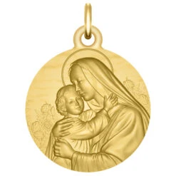 Médaille Notre Dame De Toute Bonté - Or Jaune 9ct