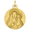 Médaille Notre Dame Du Rosaire - Or Jaune 9ct -Maison de la Médaille Soldes MDM vierge enfant chapelet product 1