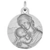 Médaille Vierge à L'enfant Au Rameau - Argent Massif 2 Médaille Vierge à L'enfant Au Rameau - Argent Massif -Maison de la Médaille Soldes MDM17 grey 1 product