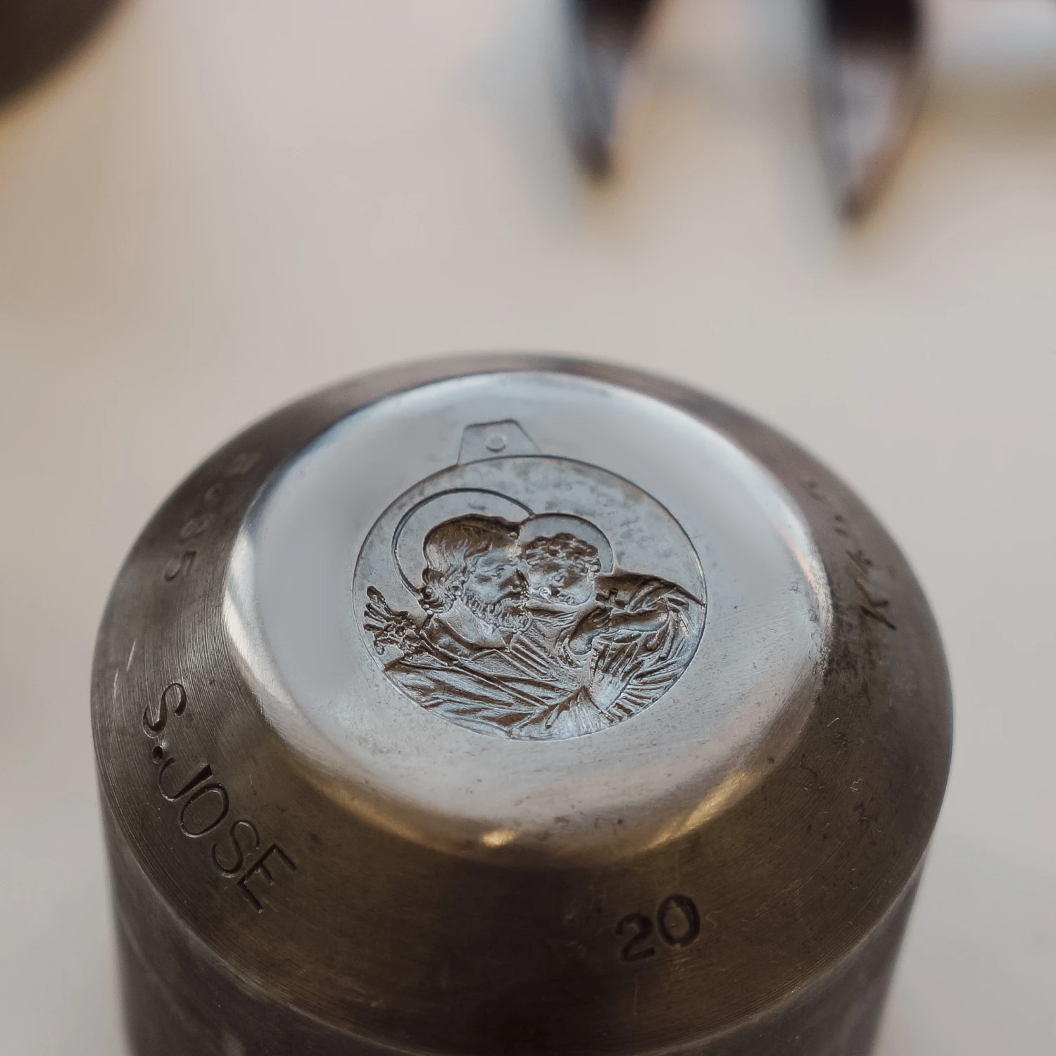 Médaille Saint Joseph - Argent Massif 4 Médaille Saint Joseph - Argent Massif – Image 2