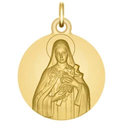 Médaille Sainte Thérèse De Lisieux - Or Jaune 18ct