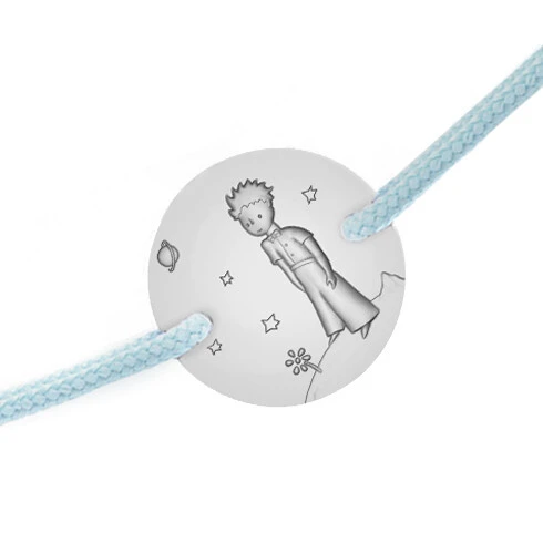 Bracelet Cordon Petit Prince Sur Sa Planète - Argent Massif 3 Bracelet Cordon Petit Prince Sur Sa Planète - Argent Massif