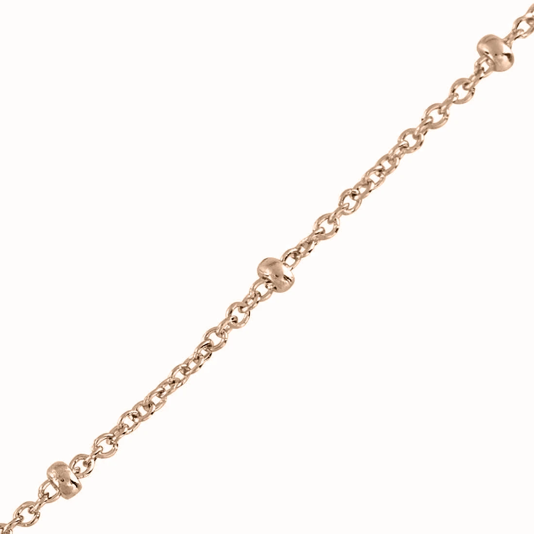 Chaine Forçat Rond Boules - Or Rose 18ct 3 Chaine Forçat Rond Boules - Or Rose 18ct