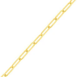 Chaine Forçat Trombonne - Or Jaune 9ct