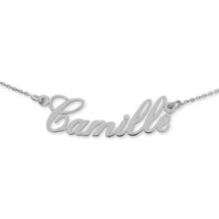 Collier Prénom - Or Blanc 18ct