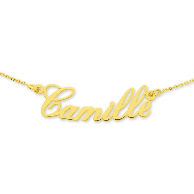 Collier Prénom - Or Jaune 18ct 3 Collier Prénom - Or Jaune 18ct