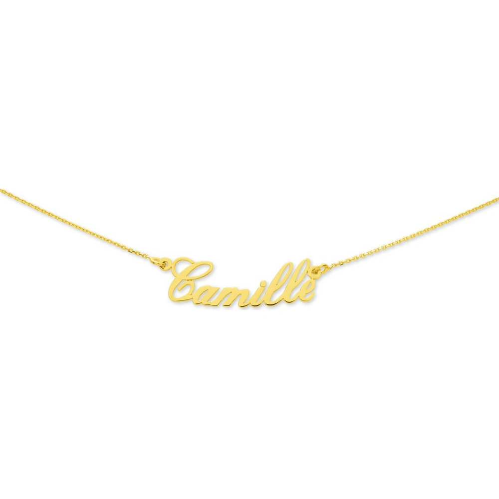Collier Prénom - Or Jaune 9ct 4 Collier Prénom - Or Jaune 9ct – Image 2