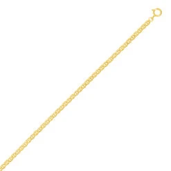 Chaine Marine Battue - Or Jaune 9ct -Maison de la Médaille Soldes marine battue gold product 1