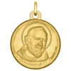 Médaille Saint Padre Pio - Or Jaune 18ct 2 Médaille Saint Padre Pio - Or Jaune 18ct -Maison de la Médaille Soldes mdm padre pio product