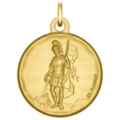 Médaille Saint Florian - Or Jaune 18ct