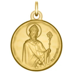 Médaille Saint Patrick - Or Jaune 18ct