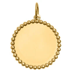 Médaille Boules - Or Jaune 18ct