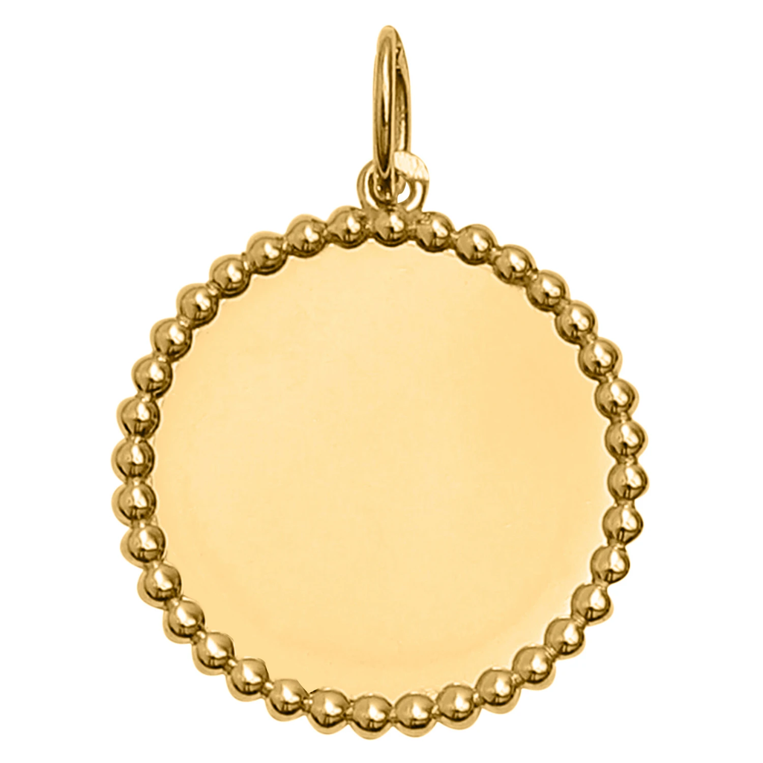 Médaille Boules - Or Jaune 18ct 3 Médaille Boules - Or Jaune 18ct