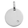 Pendentif Plaque Ronde - Diamant & Or Blanc18 Ct 2 Pendentif Plaque Ronde - Diamant & Or Blanc18 Ct -Maison de la Médaille Soldes medaille diamant or V6BG product xl product