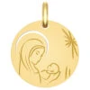Médaille Vierge à L'enfant étoilée Ajourée - Or Jaune 18ct 1 Médaille Vierge à L'enfant étoilée Ajourée - Or Jaune 18ct -Maison de la Médaille Soldes medaille vierge enfant etoile ajoureCC81e product 2
