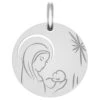 Médaille Vierge à L'enfant étoilée Ajourée - Or Blanc 18ct 1 Médaille Vierge à L'enfant étoilée Ajourée - Or Blanc 18ct -Maison de la Médaille Soldes medaille vierge enfant etoile ajoureCC81e product 3