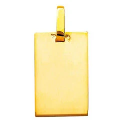 Pendentif Plaque - Or Jaune 18ct